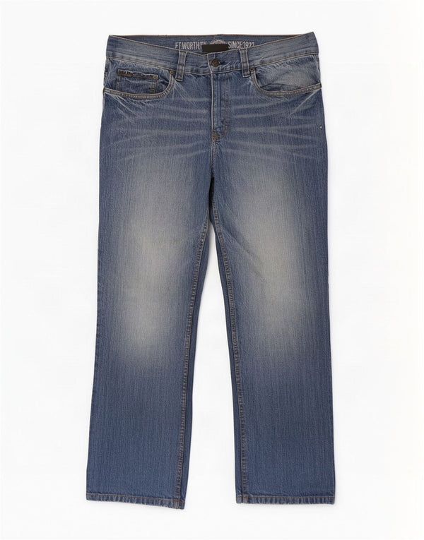 Jeans dritti da uomo Dickies W33 L32 in cotone blu