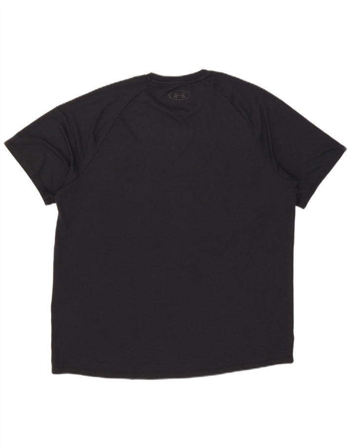 Maglietta da uomo Under Armour Top Large nera screziata