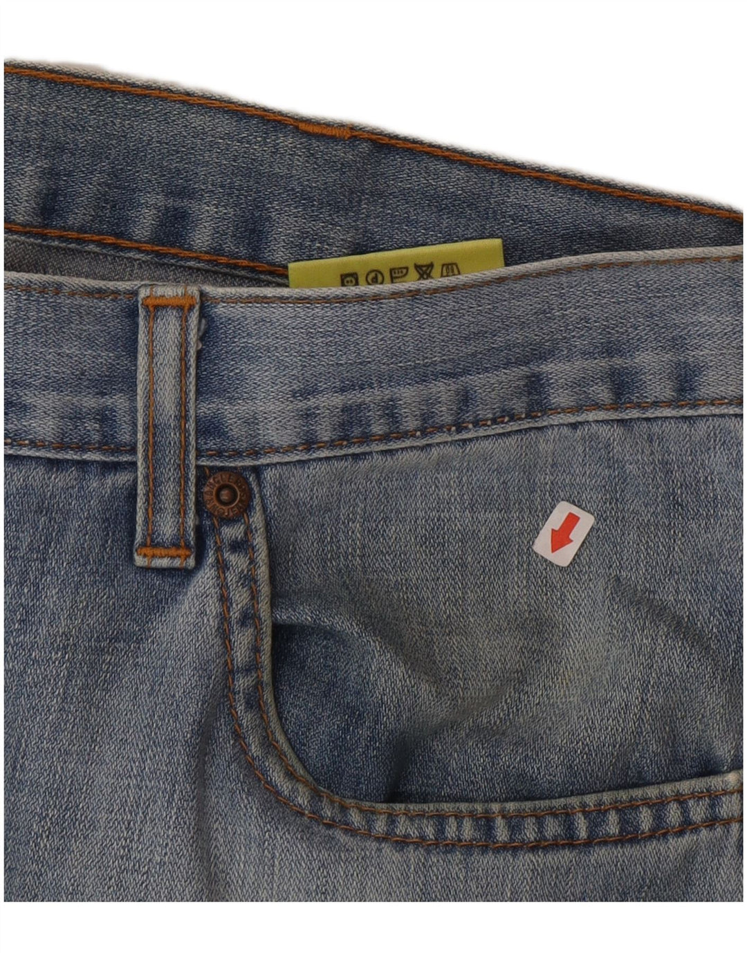 Jeans dritti da uomo Wrangler Texas W36 L32 cotone blu