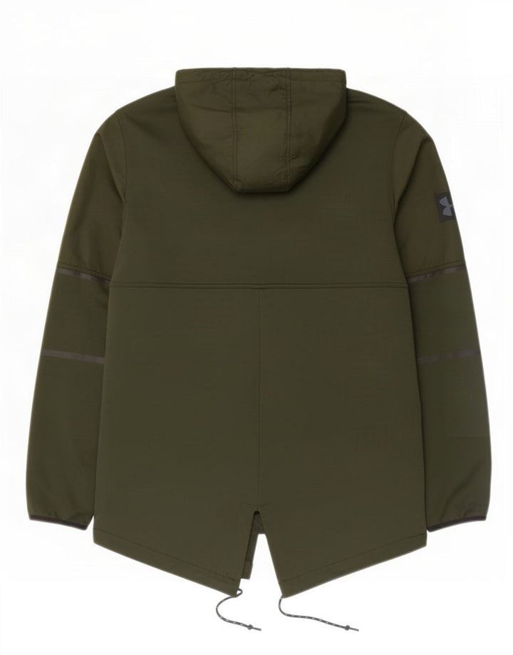 Under Armour Parka da uomo con cappuccio pullover tuta giacca grande verde