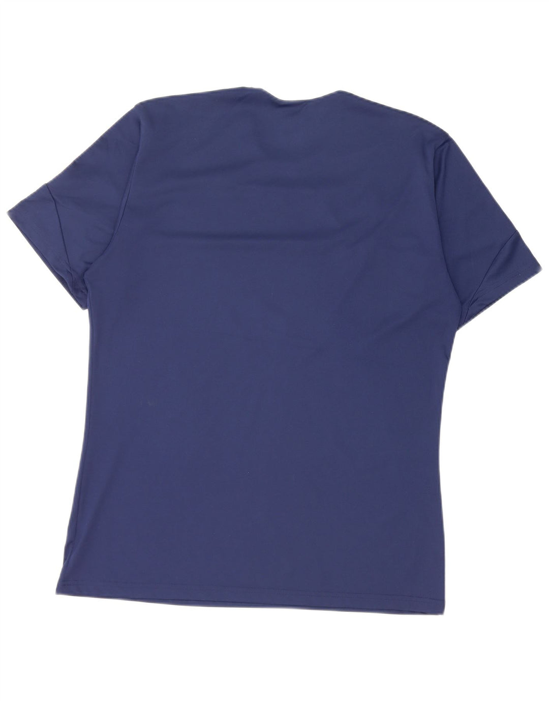 T-shirt Adidas Climalite da uomo Top color block medio blu navy