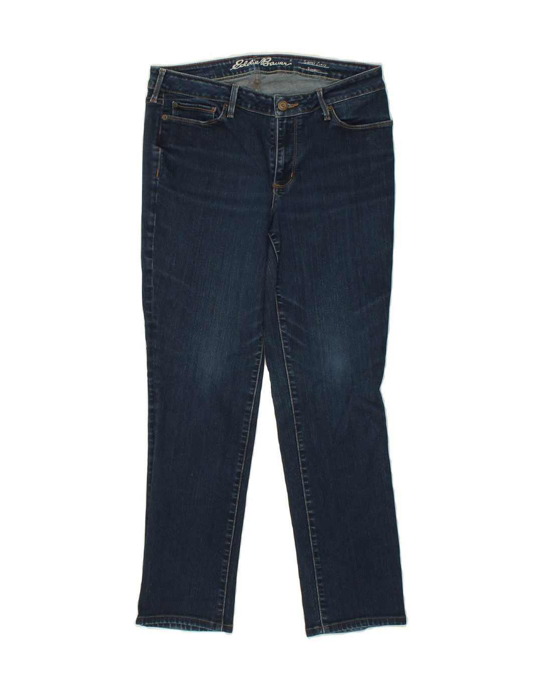 EDDIE BAUER Womens Slightly Curvy Straight Jeans US 10 Large W32 L28 Blue Vintage Eddie Bauer and Second-Hand Eddie Bauer from Messina Hembry 
