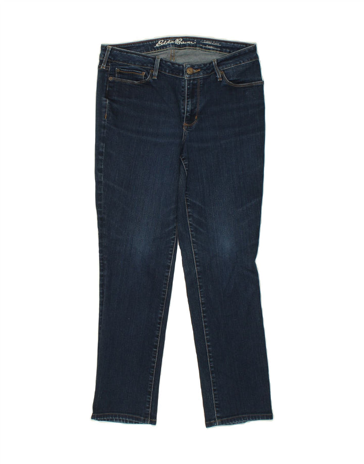 EDDIE BAUER Womens Slightly Curvy Straight Jeans US 10 Large W32 L28 Blue Vintage Eddie Bauer and Second-Hand Eddie Bauer from Messina Hembry 
