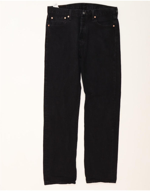 Levi's Uomo 501 Jeans dritti W34 L34 Cotone Nero