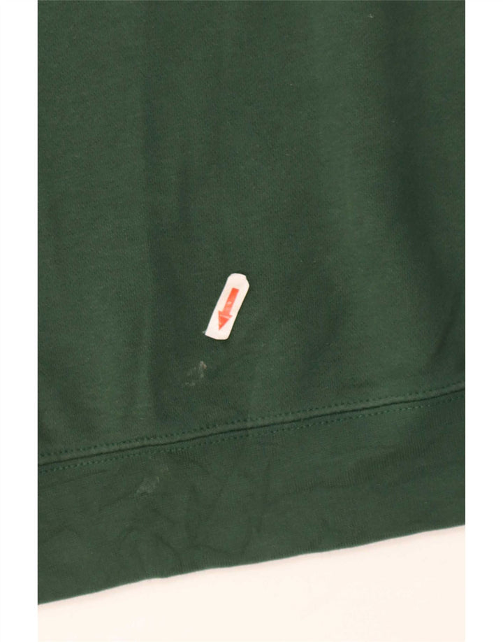Felpa da uomo Russell Athletic, maglione grande, cotone verde