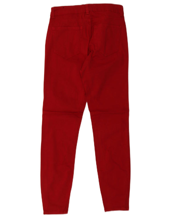 Jeans skinny Z1975 da donna Zara EU 34 2XS W24 L27 Cotone rosso