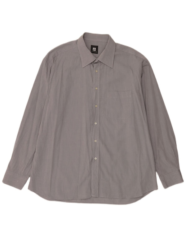 Camicia da uomo Roccobarocco Taglia 46 18 1/2 2XL Grigia