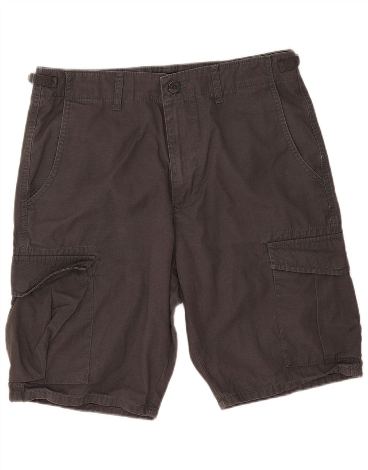 Pantaloncini cargo da uomo Lee W32 in cotone grigio medio