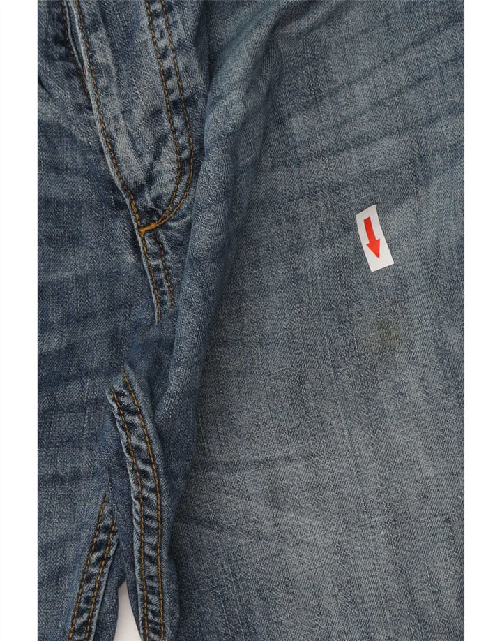 Pantaloncini di jeans vestibilità regolare da uomo Jack & Jones medi W32 cotone blu