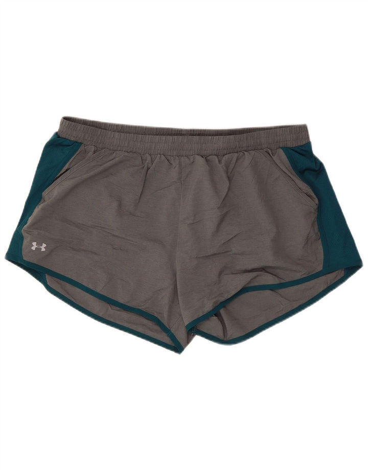 Pantaloncini sportivi Under Armour da uomo Heat Gear XL Grigio Colourblock in poliestere