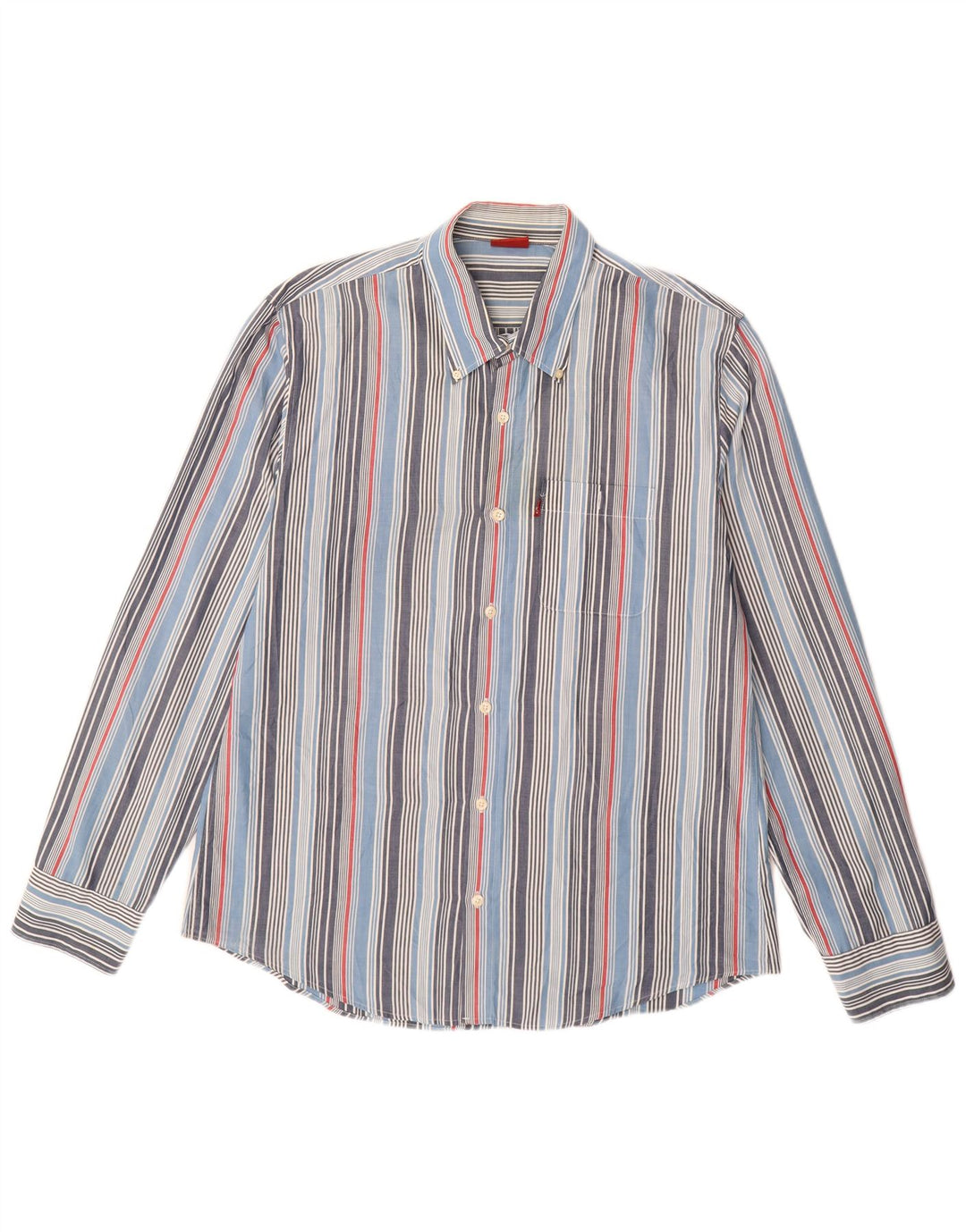 Camicia LEVI'S Uomo XL Cotone a righe blu