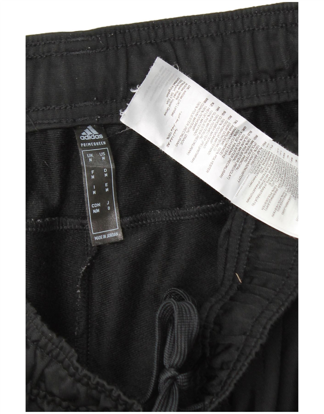 Pantaloni da tuta da uomo ADIDAS Joggers medio poliestere nero