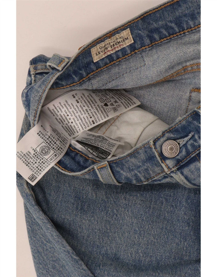 Jeans dritti 501 da donna Levi's W28 L28 cotone blu