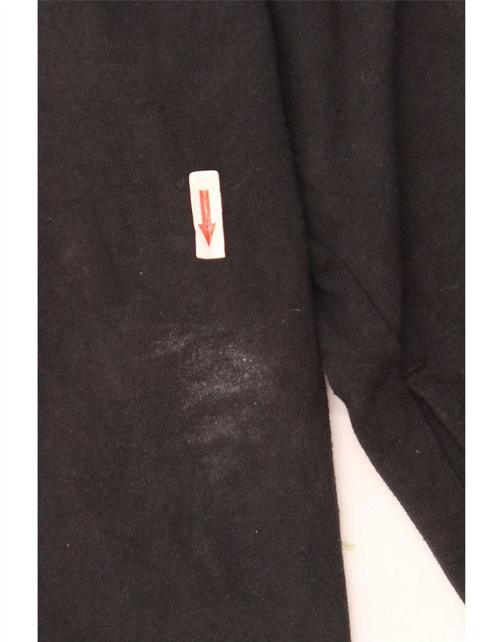 Giacca da ginnastica grafica da donna Adidas UK 6 XS nera