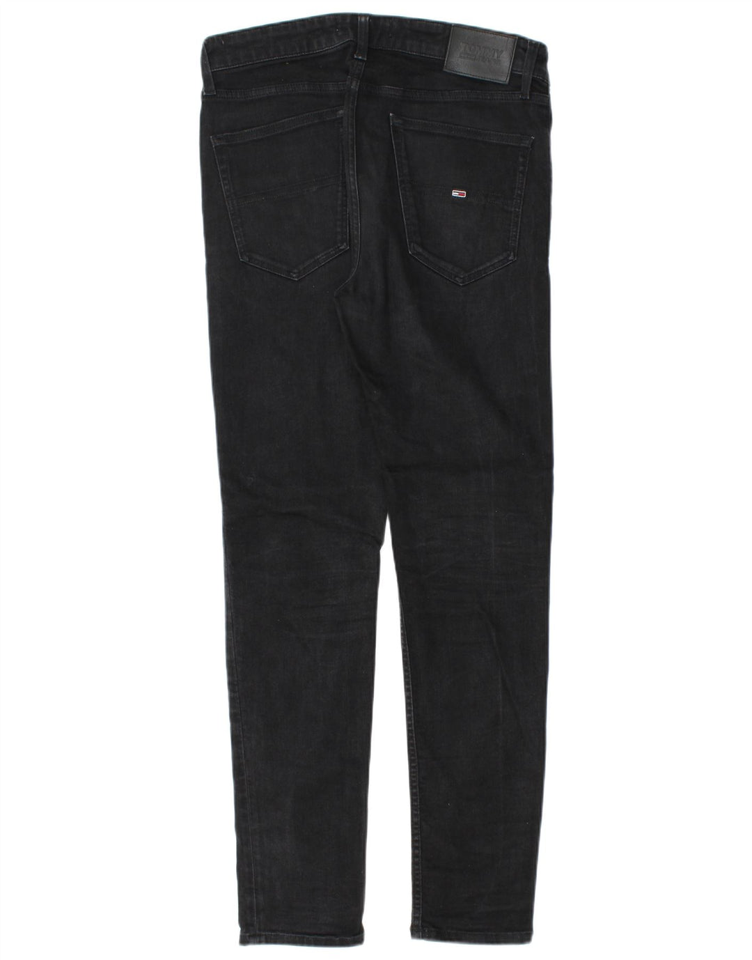 Jeans slim da uomo Tommy Hilfiger W32 L32 cotone nero