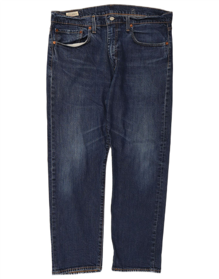 Jeans dritti da uomo LEVI'S W36 L27 cotone blu
