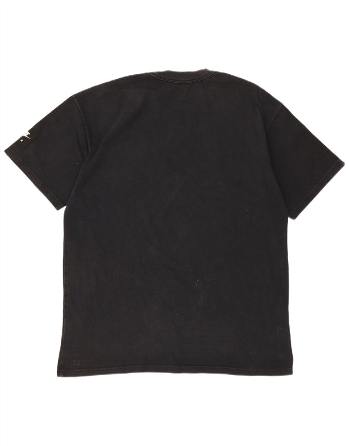 T-shirt grafica da uomo Nike Top in cotone nero medio