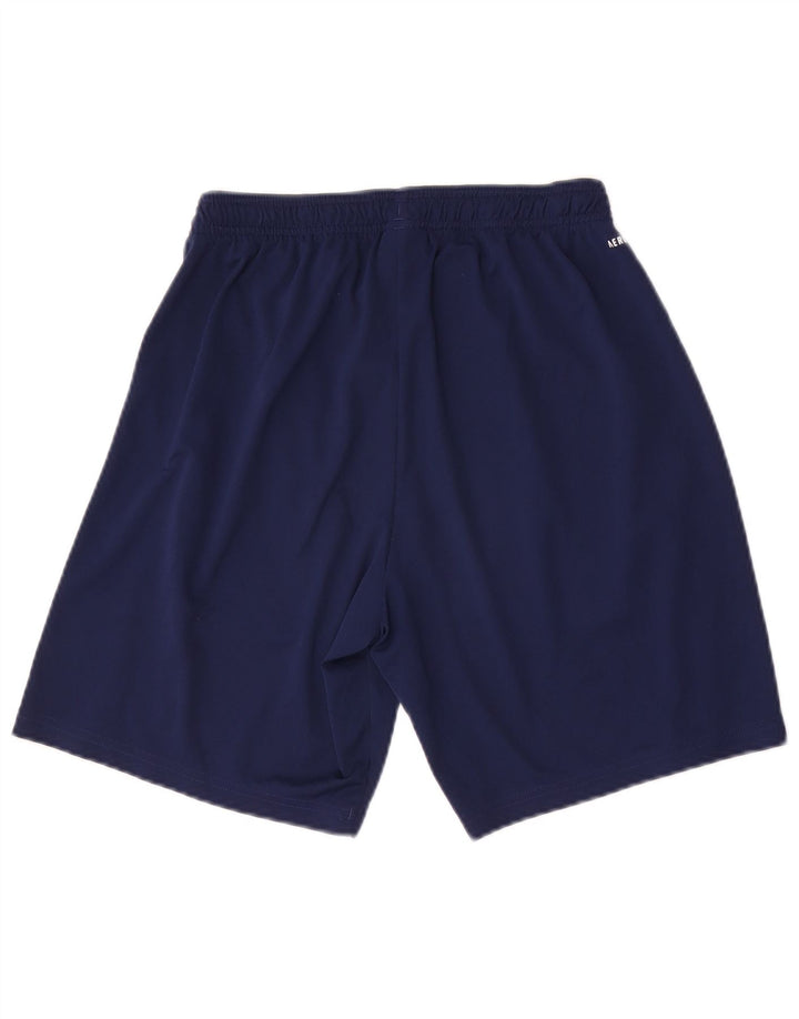 Pantaloncini sportivi Adidas Aeroready da uomo medi in poliestere blu navy