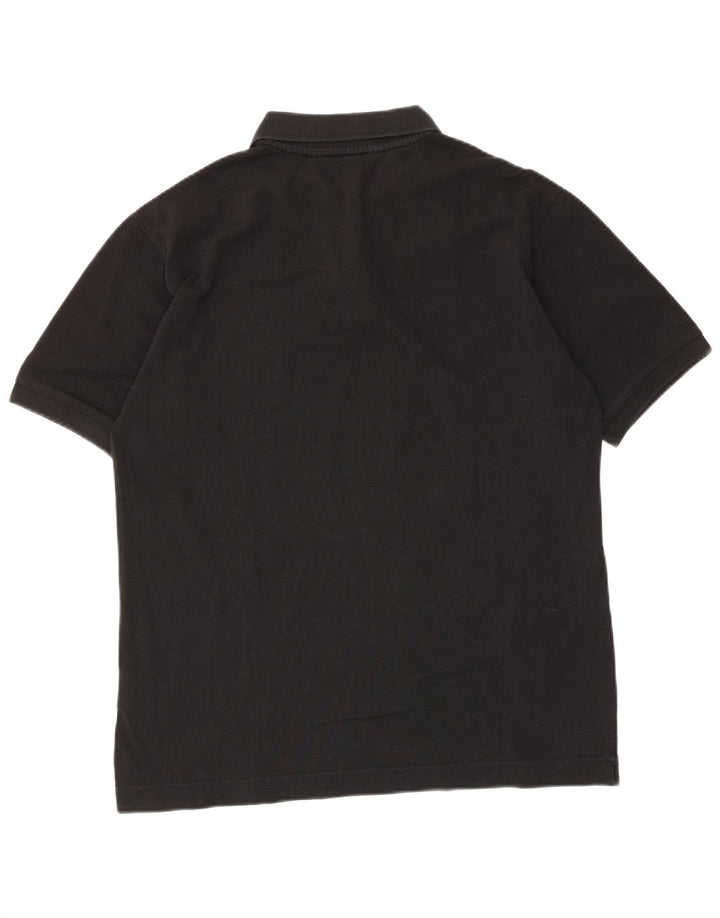 Polo Kappa Uomo Media Nera In Cotone