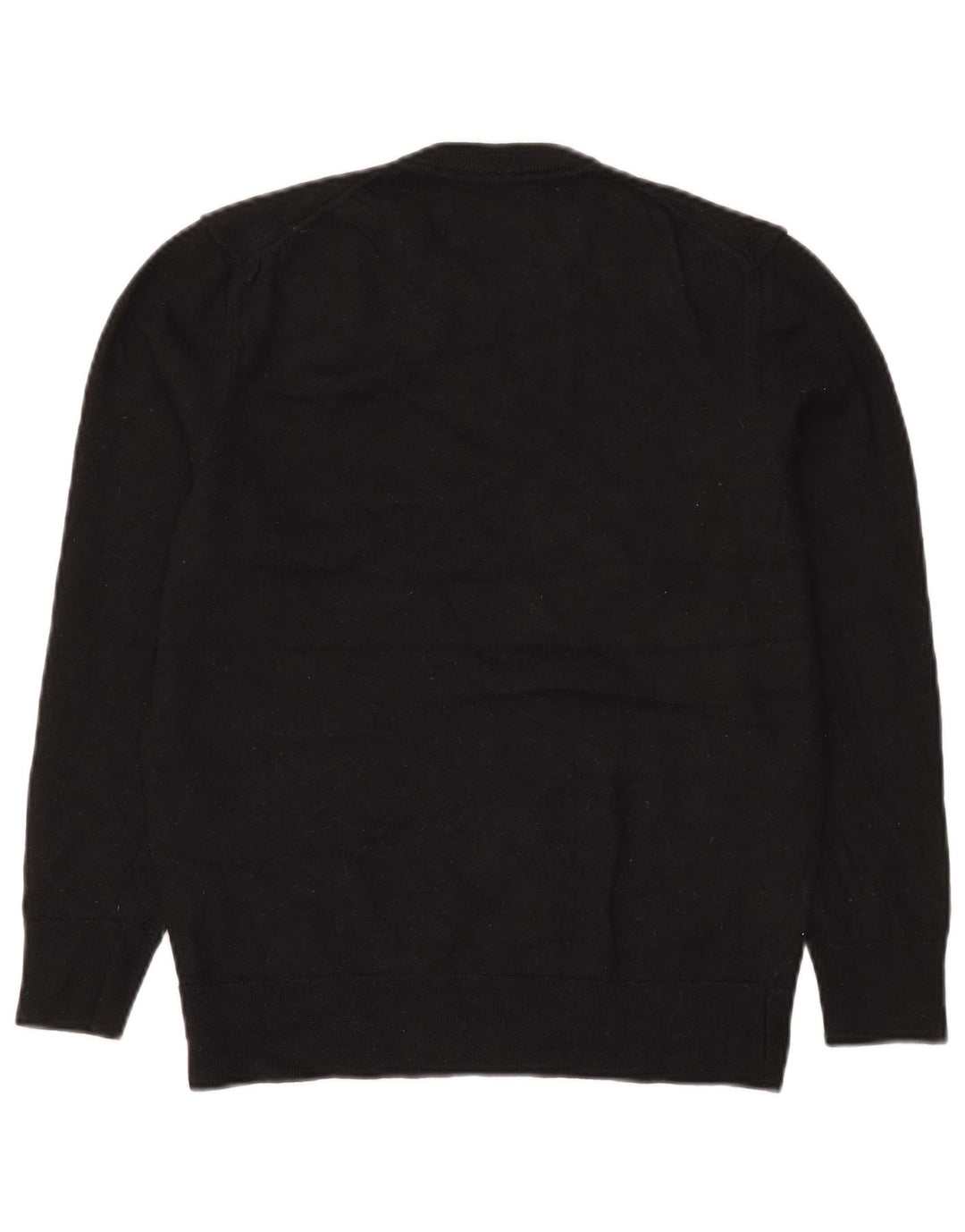 Maglione maglione girocollo da uomo Zara in lana nera media