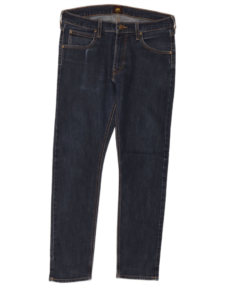 Jeans Lee Luke Slim da uomo W32 L32 in cotone blu navy