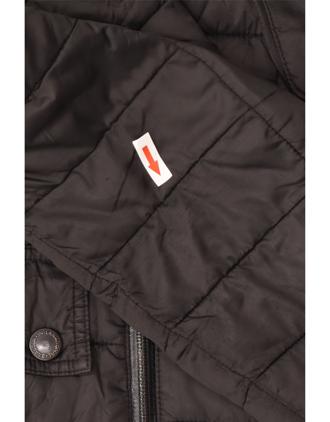 Giacca imbottita con cappuccio da uomo Barbour UK 40 grande poliestere nero