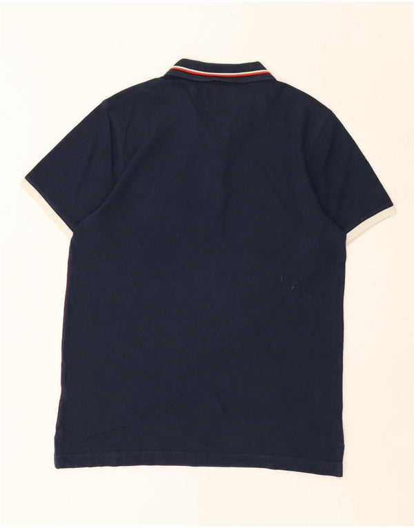 Polo da uomo Tommy Hilfiger XL in cotone blu navy