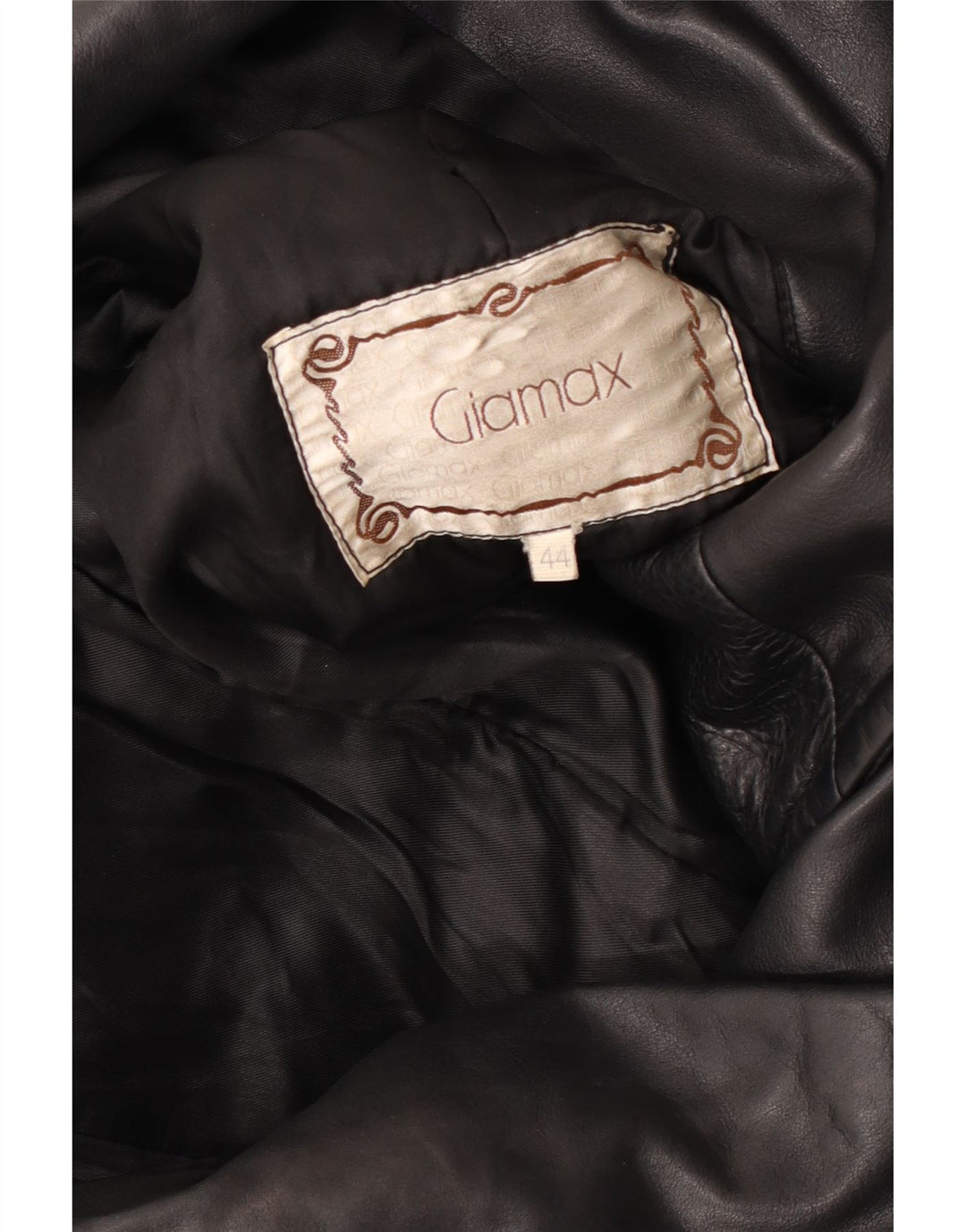 Giacca in pelle da donna Giamax EU 44 XL Nera