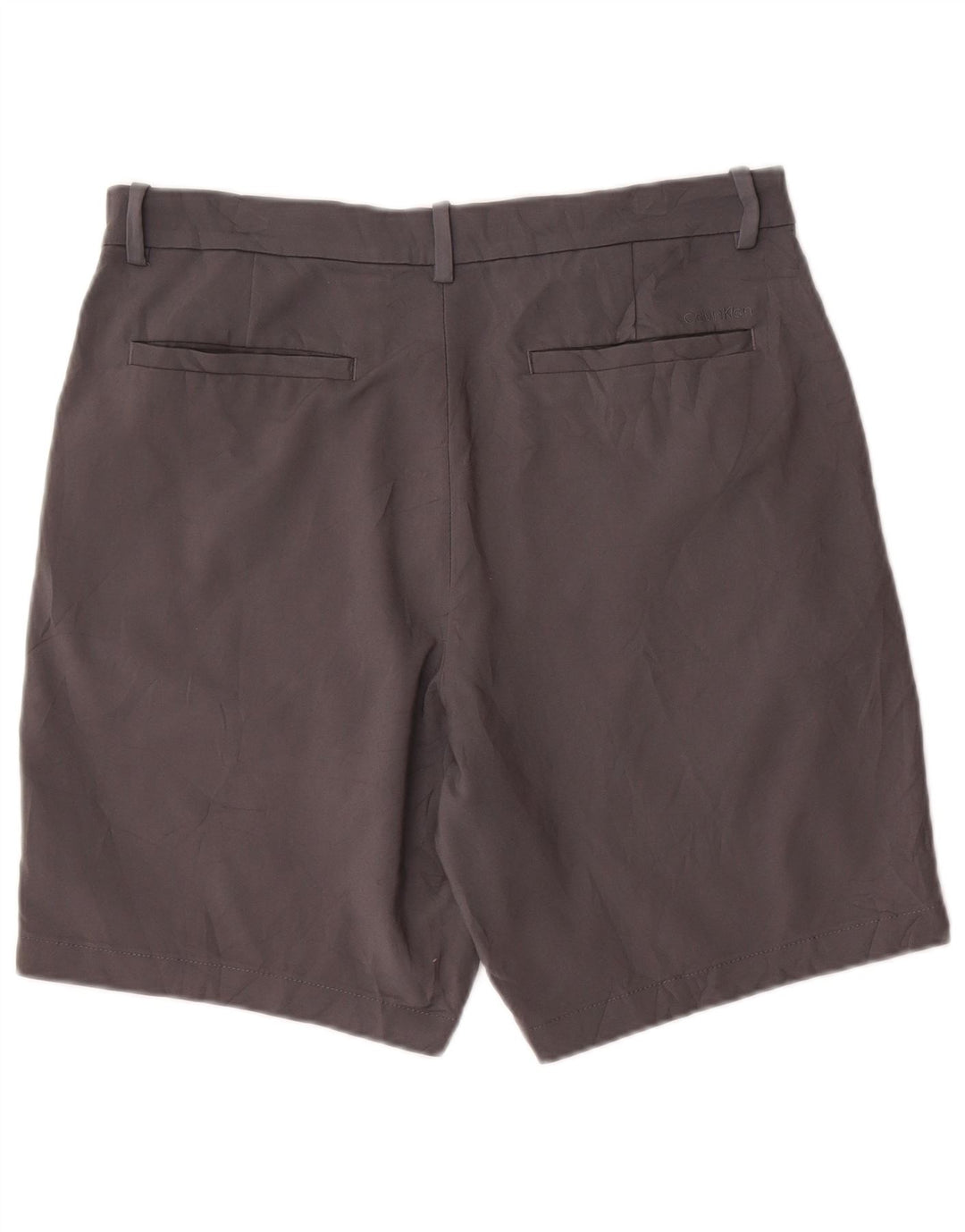 Pantaloncini chino da uomo Calvin Klein W33 cotone grigio medio