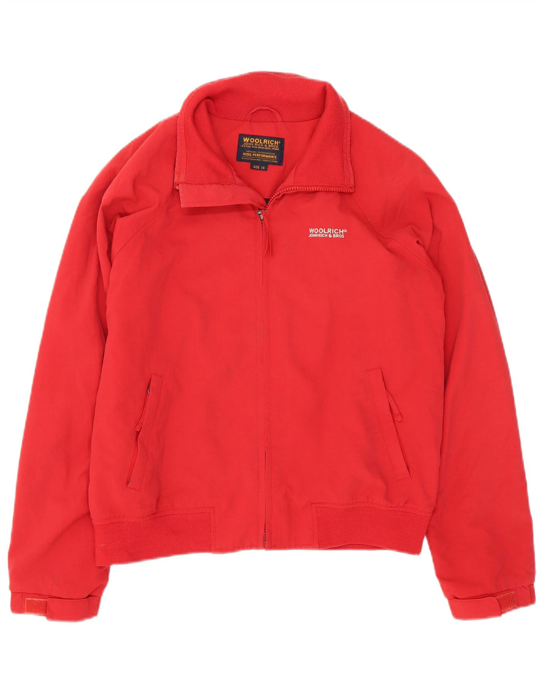 Giubbotto bomber da bambino Woolrich 13-14 anni in poliestere rosso