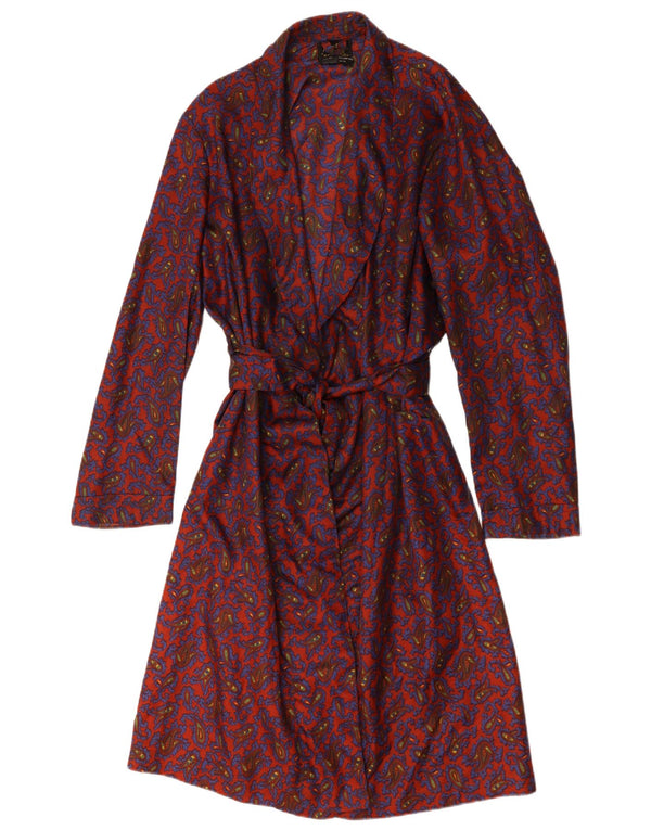 Tootal Abito da donna a vestaglia UK 18 XL Rosso Paisley