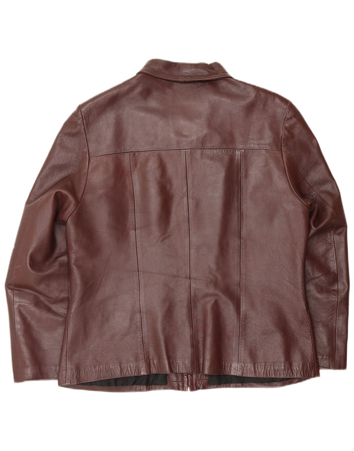 Giacca in pelle da donna Herrero IT 48 XL Pelle marrone