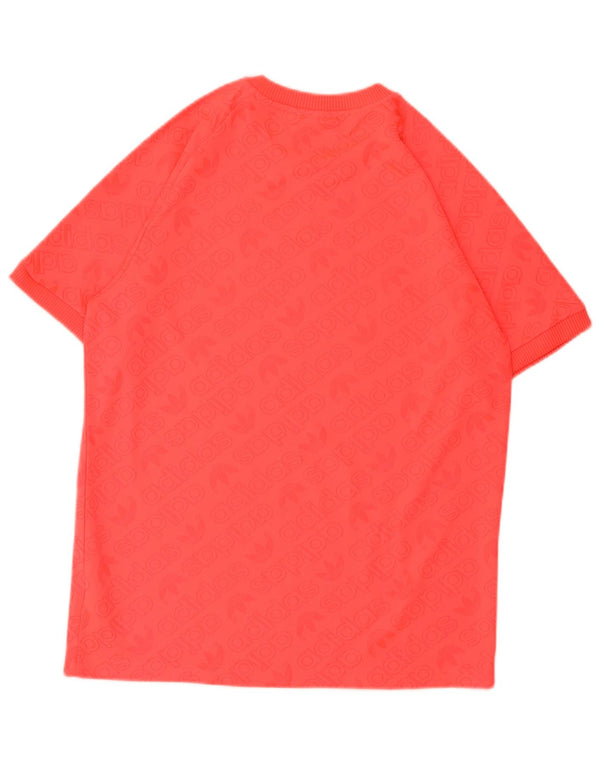 T-shirt grafica da uomo Adidas Top piccola rosa in poliestere