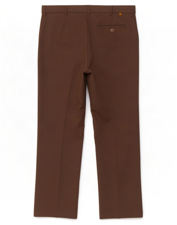 Pantaloni casual dritti da uomo Farah W34 L33 poliestere marrone