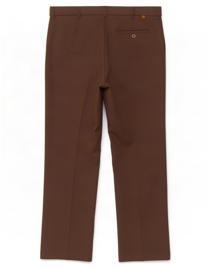 Pantaloni casual dritti da uomo Farah W34 L33 poliestere marrone