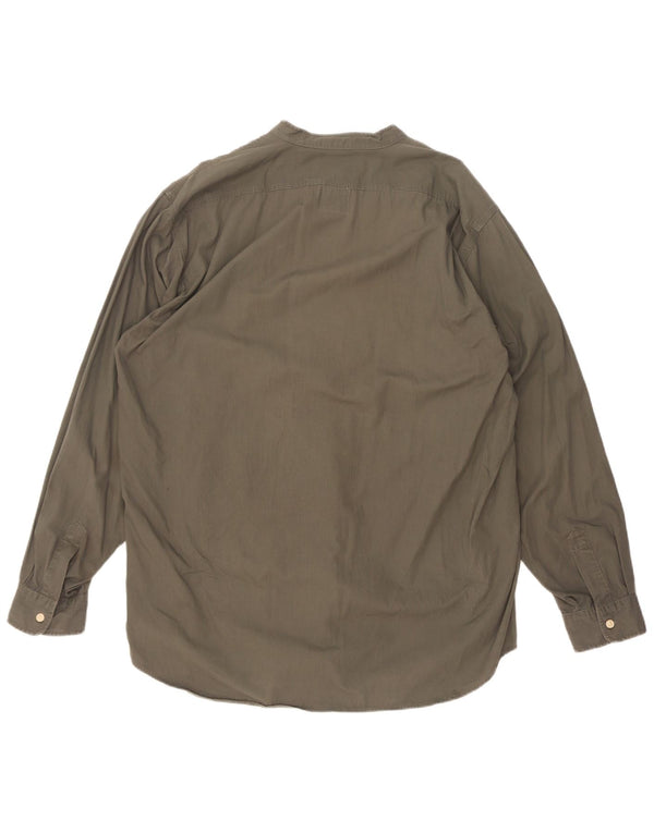 Camicia da uomo Rifle XL in cotone kaki