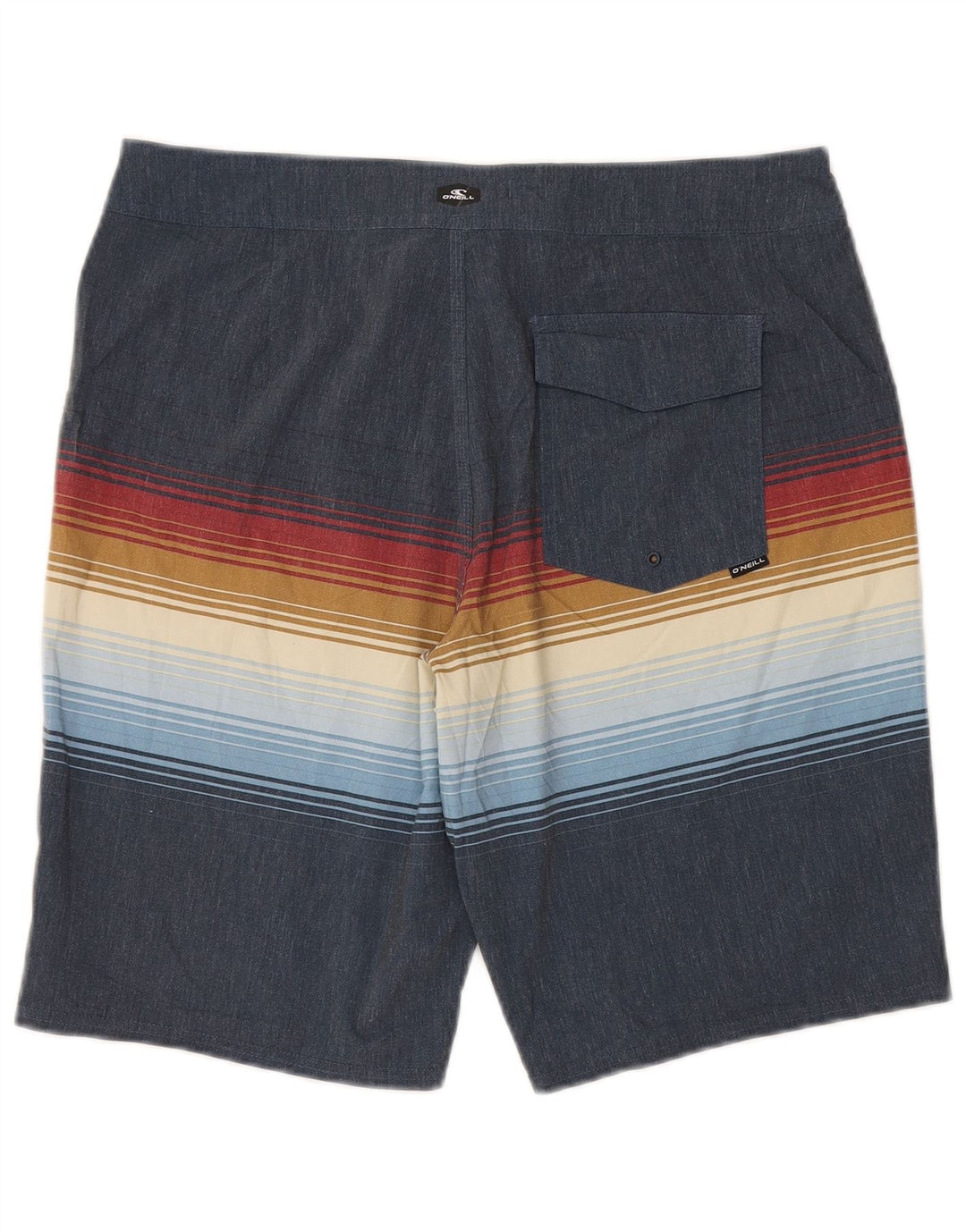 Pantaloncini da bagno da uomo O'NEILL poliestere medio a righe blu navy