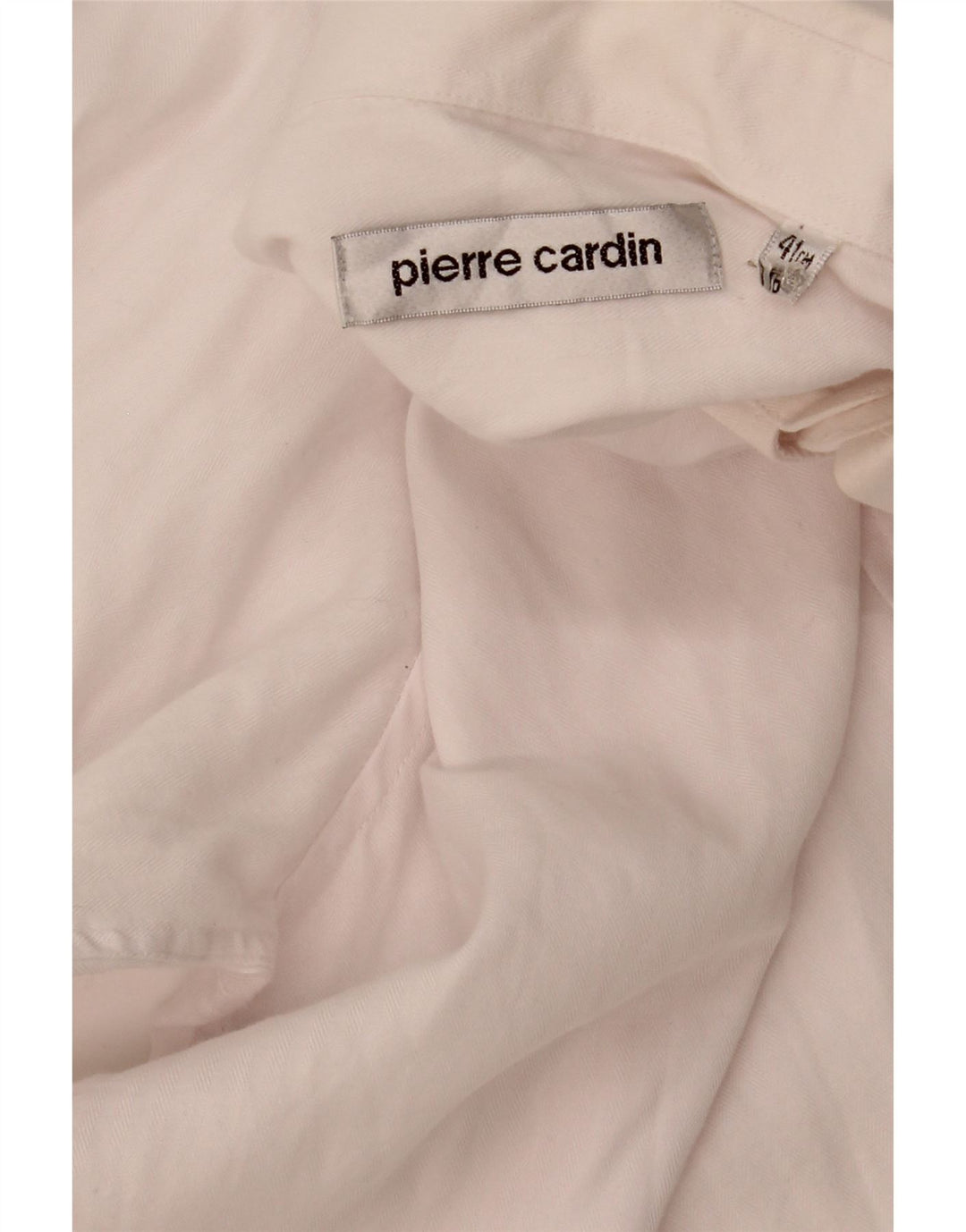 Camicia da uomo Pierre Cardin taglia 41 16 grande cotone bianco