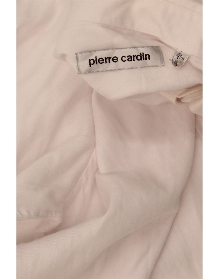 Camicia da uomo Pierre Cardin taglia 41 16 grande cotone bianco
