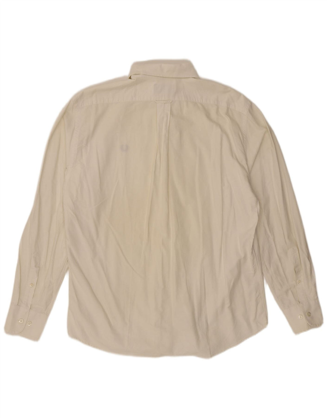 Camicia da uomo Fred Perry 2XL in cotone bianco sporco