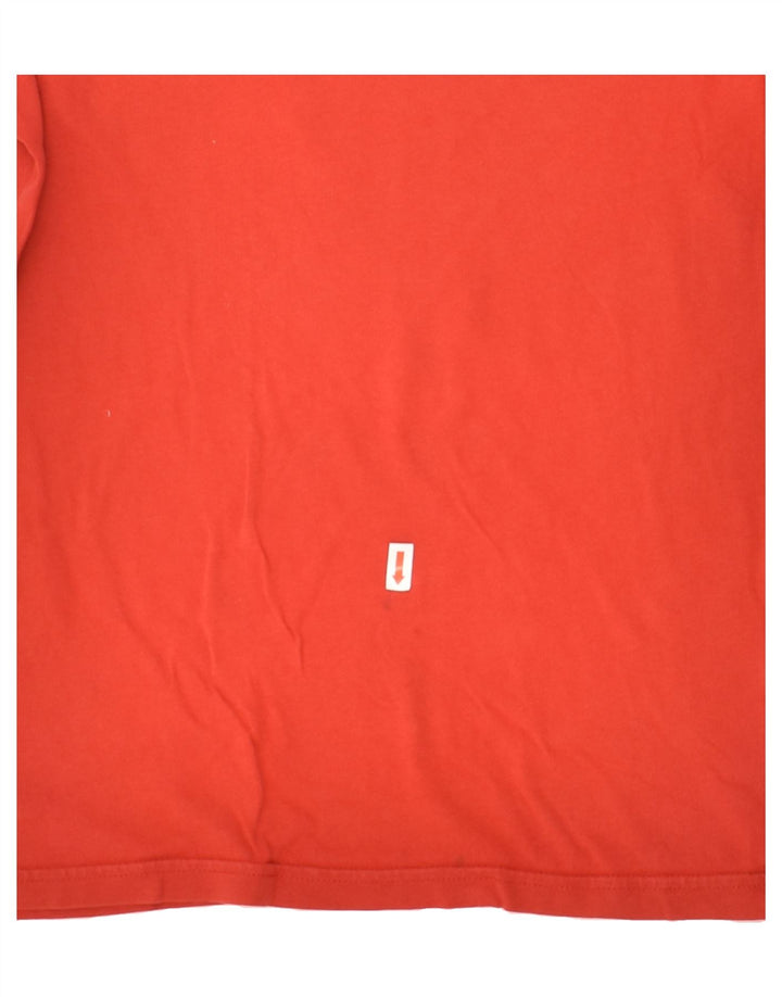 ADIDAS Boys T-Shirt Top 9-10 Years Red Cotton | Vintage Adidas | Thrift | Second-Hand Adidas | Used Clothing | Messina Hembry 