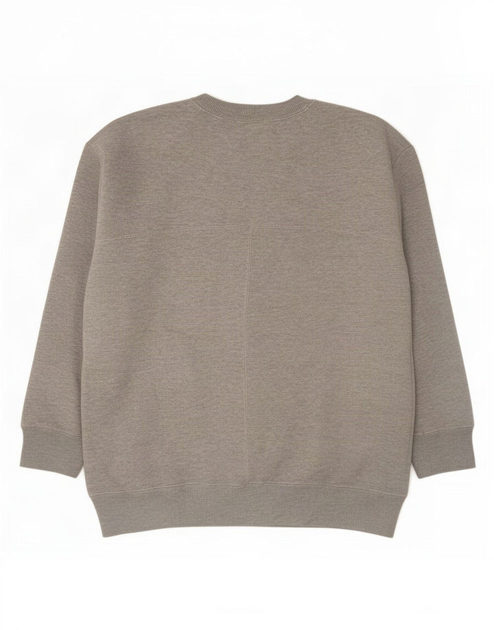 Zara Uomo Felpa Maglione Piccolo Grigio Poliestere
