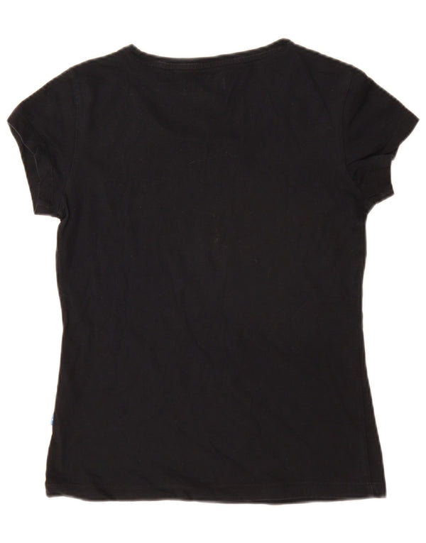Maglietta grafica da donna Adidas Top UK 8 Small Nera