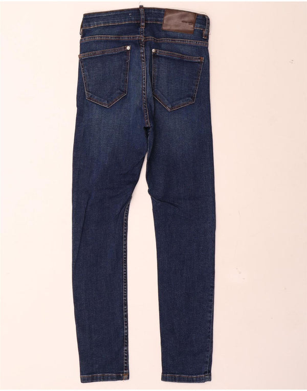 Jeans skinny da uomo Zara EU 38 Small W30 L30 Cotone blu