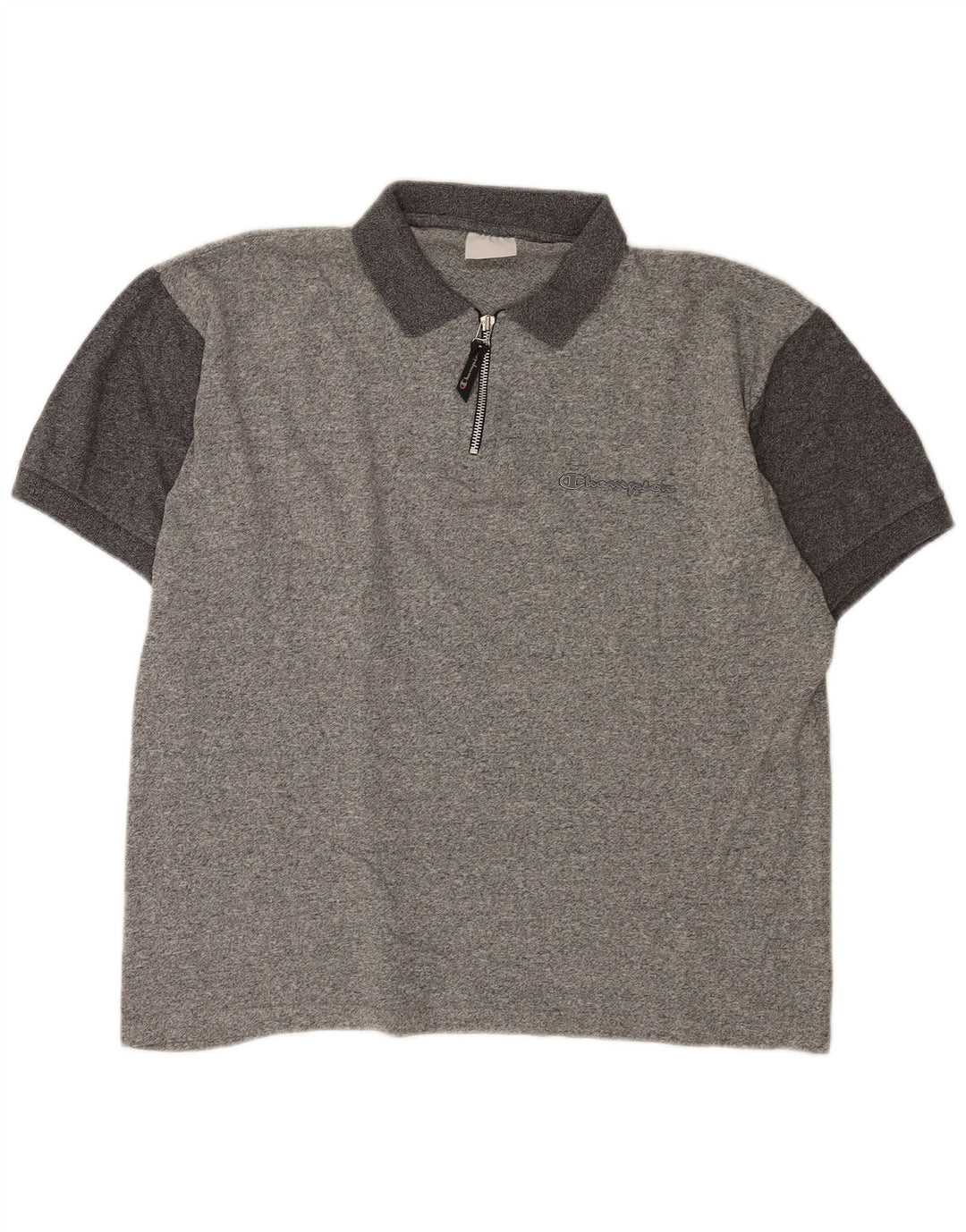 Polo da uomo Champion XL in cotone grigio