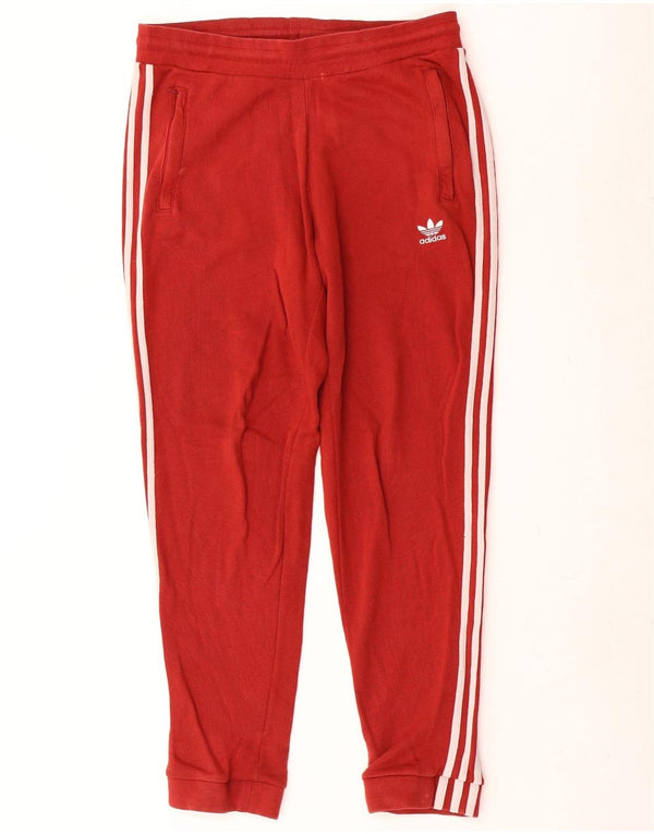 Pantaloni da tuta da uomo Adidas Joggers piccoli in cotone rosso