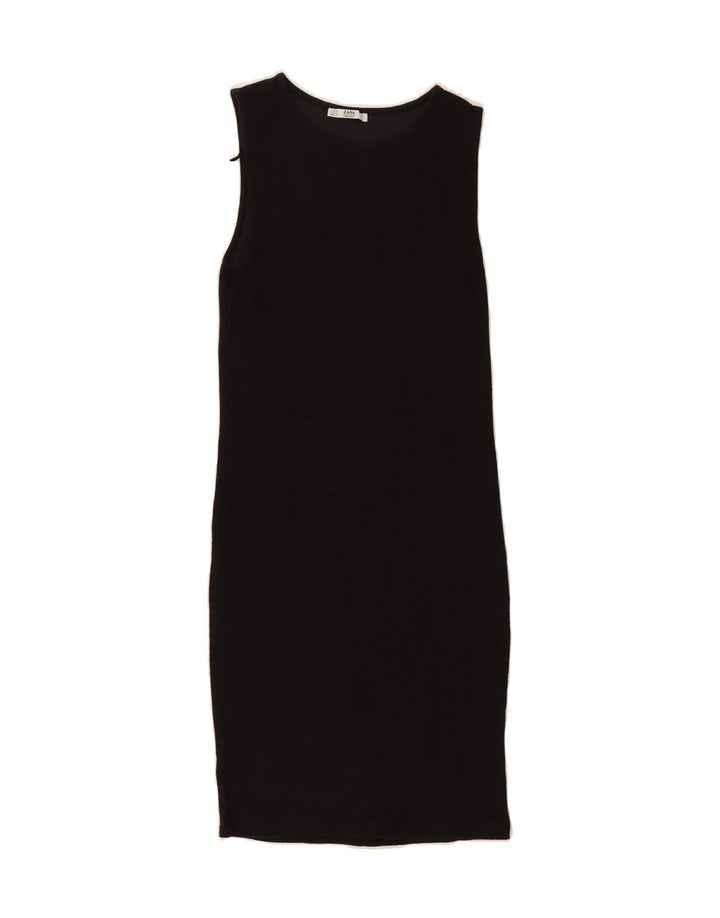 ZARA Womens Sleeveless Sheath Dress UK 12 Medium Black Vintage Zara and Second-Hand Zara from Messina Hembry 