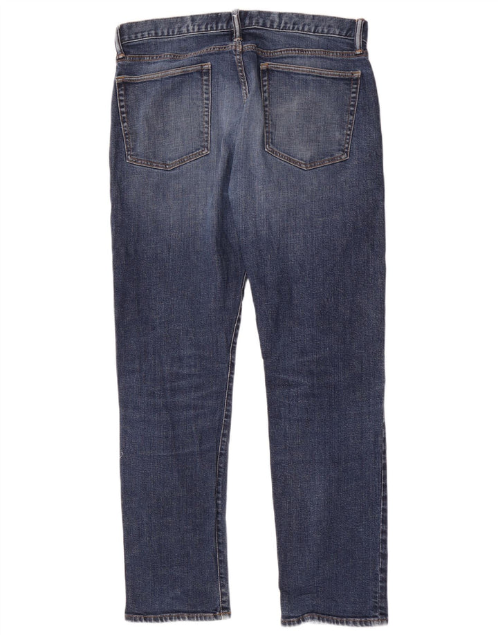 Jeans slim invecchiati da uomo Gap W34 L32 cotone blu