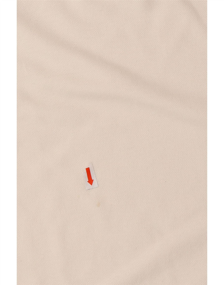 STARTER Mens Polo Shirt Medium White Cotton