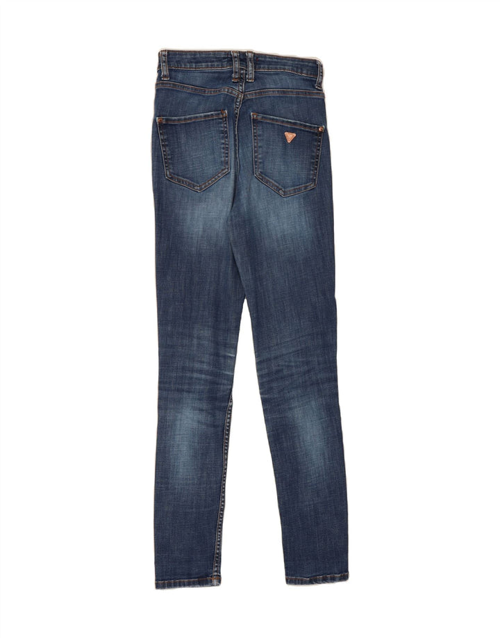GUESS Womens Skinny Jeans W25 L28 Blue Cotton Vintage Guess and Second-Hand Guess from Messina Hembry 